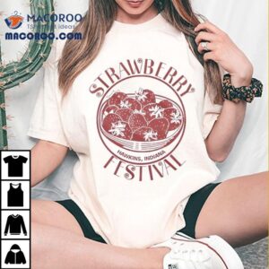 Hawkins Strawberry Festival Ringer Shirt 2 Hawkins Strawberry Festival Ringer Tshirt