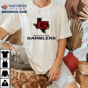 Houston Gamblers Football Logo Shirt 2 Houston Gamblers Football Logo Tshirt