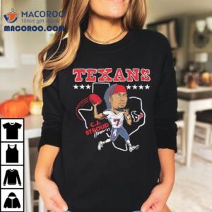 Houston Texans Cj Stroud Nfl Football Signature Chibi Tshirt