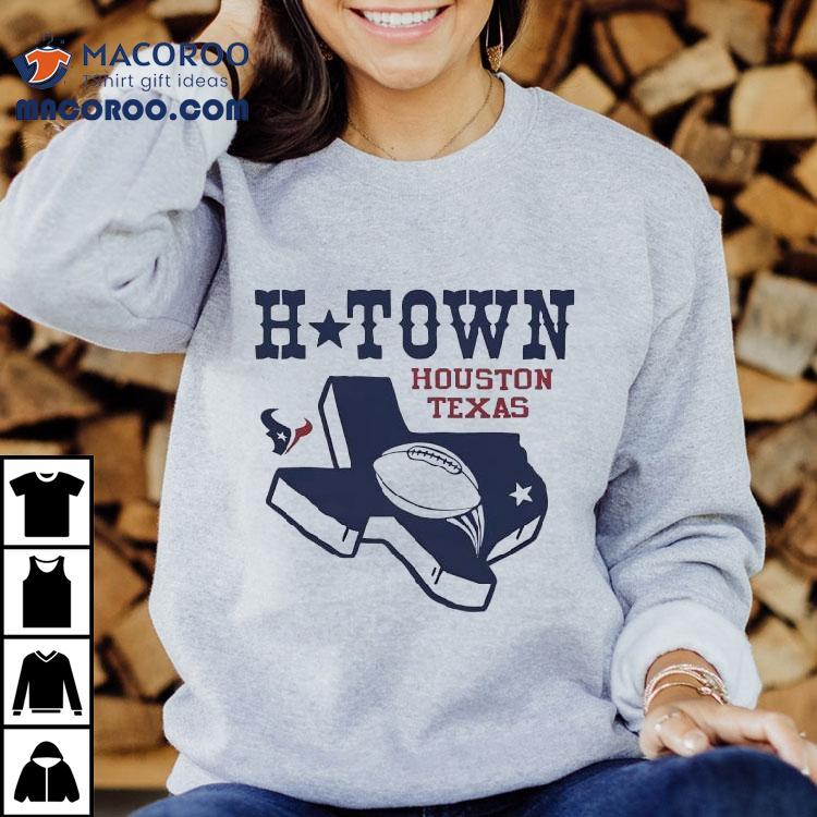 Houston Texans H Town Football Map Shirt Houston Texans H Town Football Map Shirt