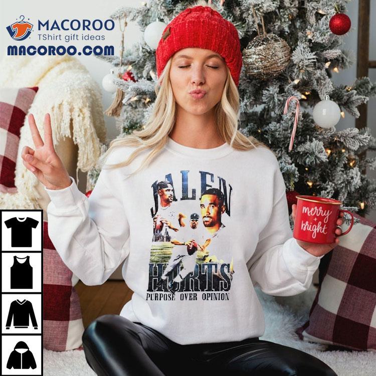 Jalen Hurts Purpose Over Opinion Philadelphia Eagles Football Shirt Jalen Hurts Purpose Over Opinion Philadelphia Eagles Football Shirt