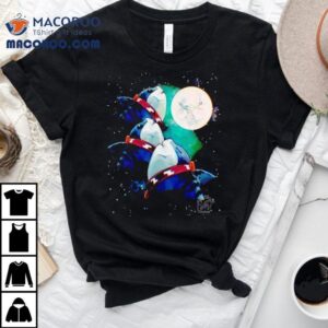 Jeff The Land Shark Under The Moon Tshirt