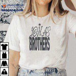 Jonas Brothers Wordmark Logo Tshirt