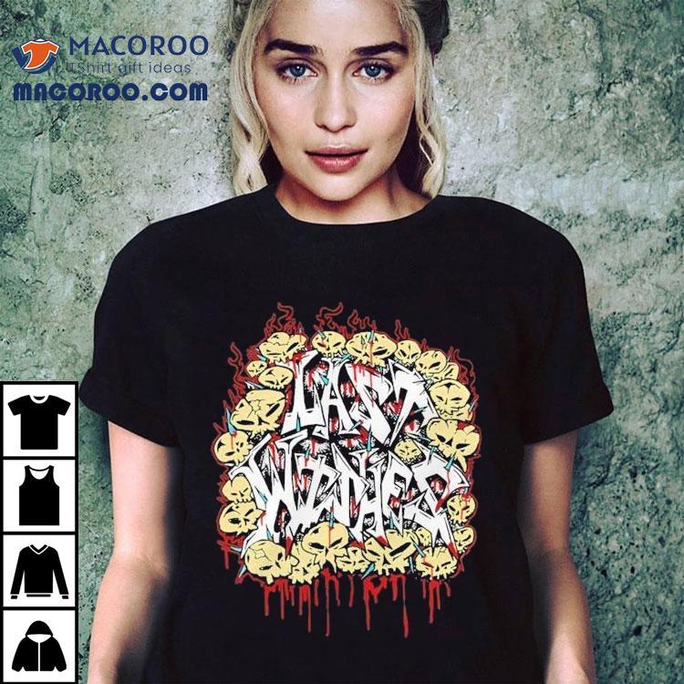 Last Wishes Skull Graffiti Shirt Last Wishes Skull Graffiti Shirt