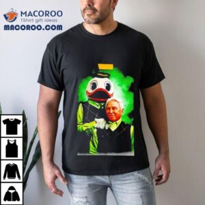 Lee Corso And The Oregon Ducks Mascot The Oregon Duck Tshirt