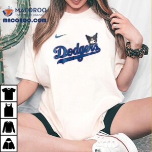 Los Angeles Dodgers X Kuromi 2025 Character Shirt 2 Los Angeles Dodgers X Kuromi Character Tshirt