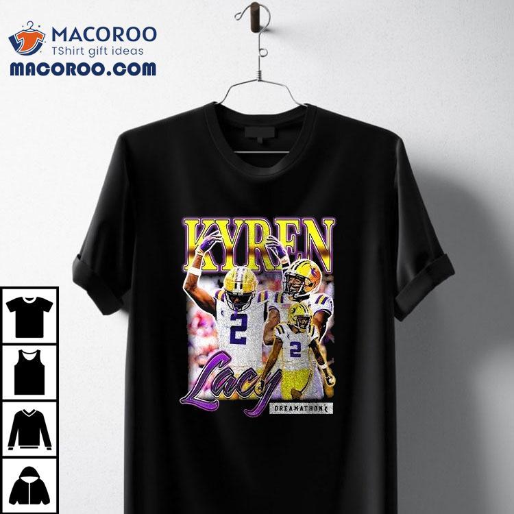 Lsu Tigers Kyren Lacy Bayou Dreams Graphic Shirt Lsu Tigers Kyren Lacy Bayou Dreams Graphic Shirt