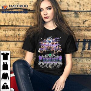 Melbourne Storm Nrl National Rugby League Premiers Champions Players Signatures Tshirt