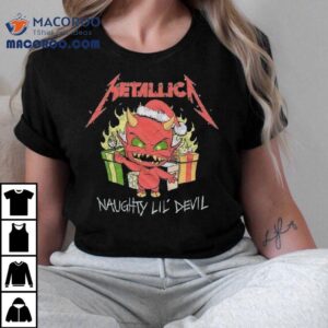 Metallica Christmas Naughty Lil Devil Holiday Tshirt