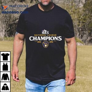 Milwaukee Brewers National League Champions Mlb Tshirt