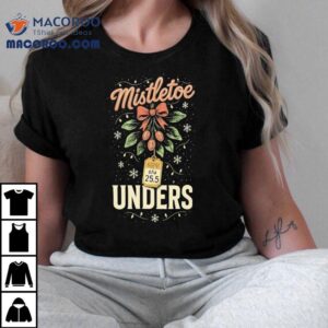Mistletoe Unders Football Christmas Tshirt