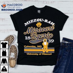 Mizzou Tigers Comfort Wash Paw Truman Mizzou Rah Columbia Mo University Of Missouri Tshirt