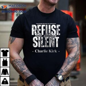Oklahoma Sooners The University Of Oklahoma X Charlie Kirk Refuse To Stay Silen Tshirt
