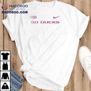 Oregon Ducks Breast Cancer Tshirt
