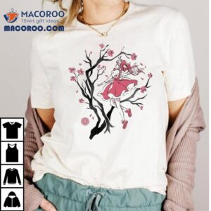 Pop Culture Wizard Sumie Sakura Flower Anime Tshirt