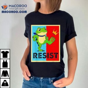 Portland Protest No Kings Frog Tshirt