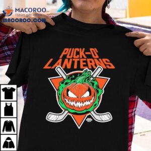 Puck O' Lanterns Bring Hockey Back Hockey Halloween Shirt 2 Puck O Lanterns Bring Hockey Back Hockey Halloween Tshirt