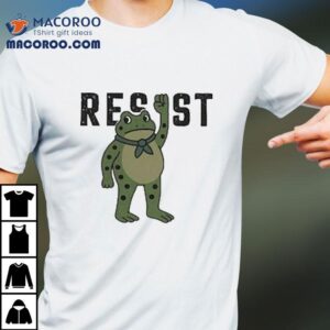 Resist Portland Frog Tshirt