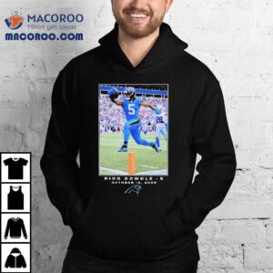 Rico Dowdle October Carolina Panthers Nfl Flash Features Week Tshirt