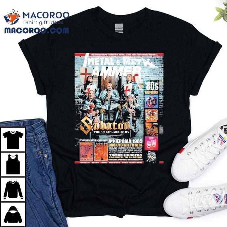 Sabaton On The Cover Of Metal Hammer Greece October 2025 The Spirit Carries Shirt Sabaton On The Cover Of Metal Hammer Greece October 2025 The Spirit Carries Shirt