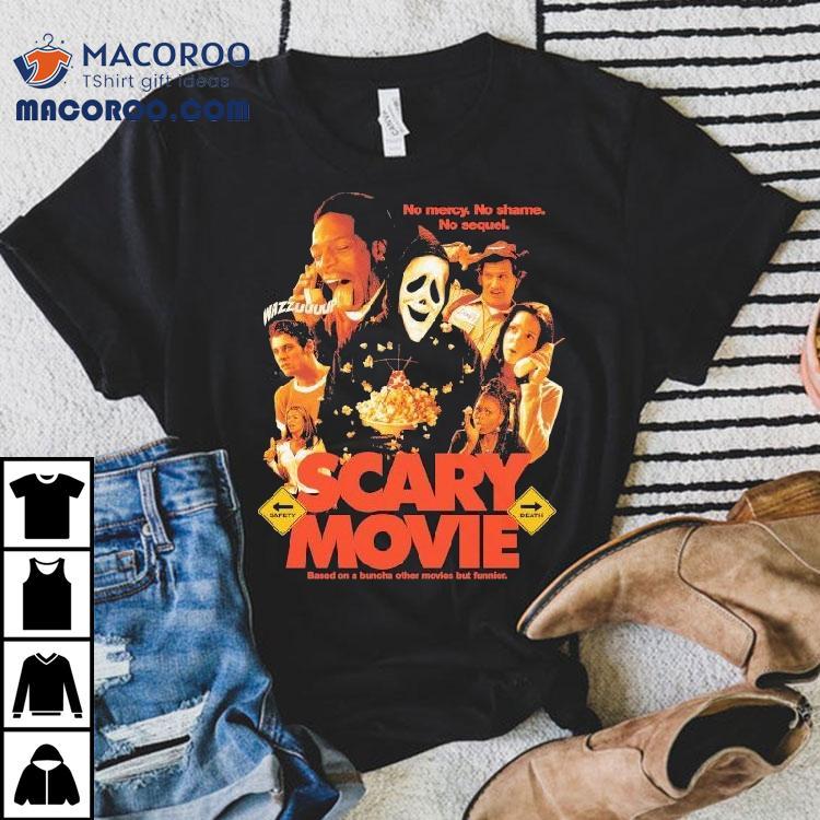 Scary Movie Wazzupp No Mercy No Shame No Sequel Based On A Buncha Other Movies But Funnier Shirt Scary Movie Wazzupp No Mercy No Shame No Sequel Based On A Buncha Other Movies But Funnier Shirt