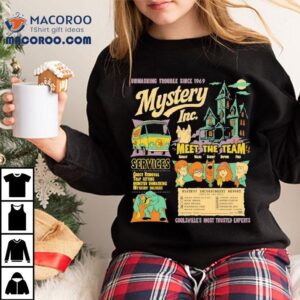 Scooby Doo Where Are You Series Mystery Inc Team Unmasking Trouble Since 1969 Shirt 2 Scooby Doo Where Are You Series Mystery Inc Team Unmasking Trouble Since Tshirt