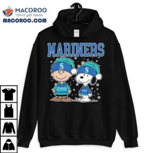Seattle Mariners Snoopy Charlie Brown Christmas Baseball Shirt 2 Seattle Mariners Snoopy Charlie Brown Christmas Baseball Tshirt