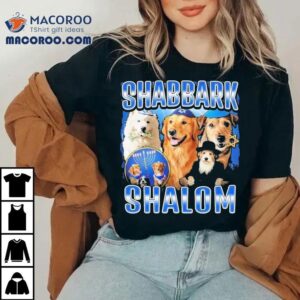 Shabbark Shalom Star Of David Israel Dog Tshirt