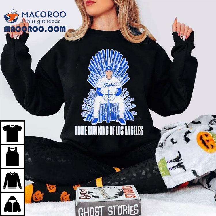 Shohei Ohtani Home Run King Of Los Angeles Dodgers Baseball Shirt Shohei Ohtani Home Run King Of Los Angeles Dodgers Baseball Shirt