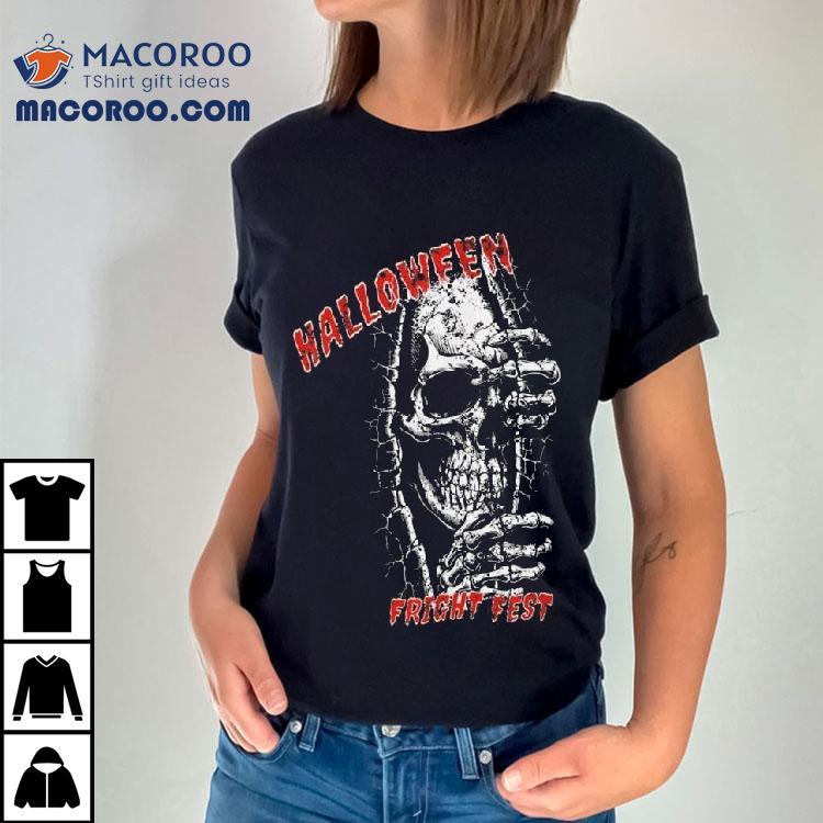 Skeleton Halloween Fright Fest Shirt Skeleton Halloween Fright Fest Shirt
