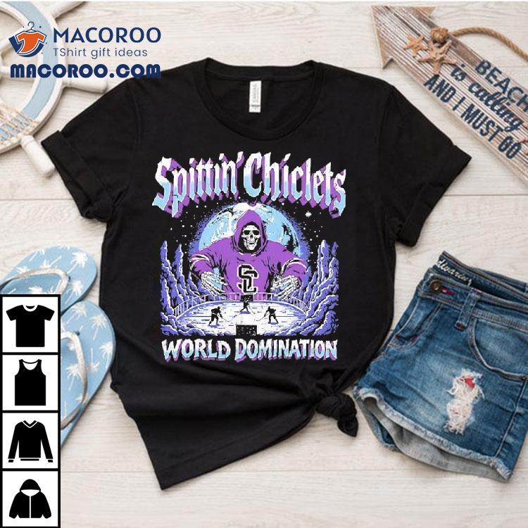 Spittin Chiclets World Domination Skeleton Shirt Spittin Chiclets World Domination Skeleton Shirt
