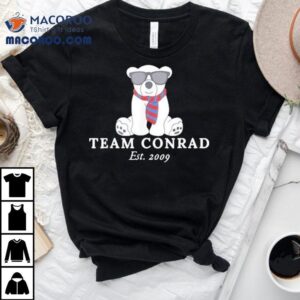 Team Conrad Junior Mint Bear Est 2009 Shirt 2 Team Conrad Junior Mint Bear Est Tshirt