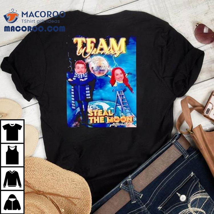 Team Jarrkey Steal The Moon Glitterball Shirt Team Jarrkey Steal The Moon Glitterball Shirt