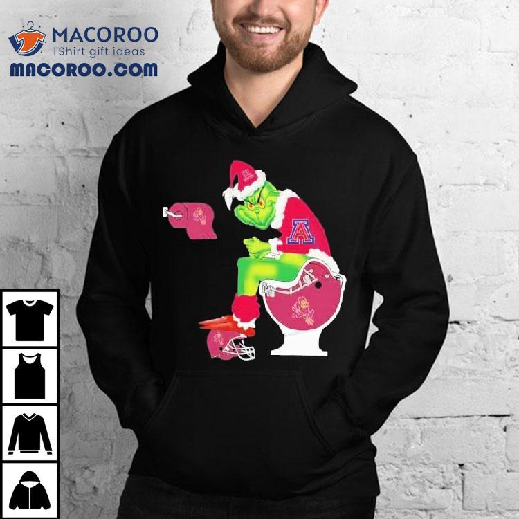 The Grinch Arizona Wildcats Sitting On Toilet Arizona State Sun Devils Holiday Christmas Shirt The Grinch Arizona Wildcats Sitting On Toilet Arizona State Sun Devils Holiday Christmas Shirt