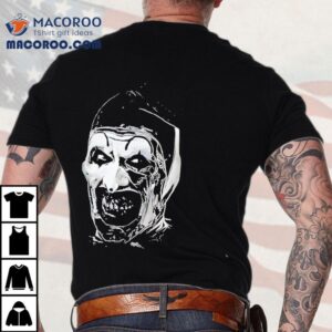 The Terrifier Horror Character Big Face Halloween Shirt 2 The Terrifier Horror Character Big Face Halloween Tshirt