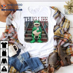 Thug Life Frog Portland Ice Anti Fascism Protes Tshirt