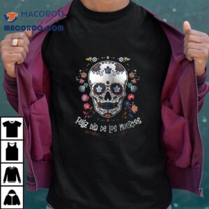 Toronto Maple Leafs Feliz Dia De Los Muertos Skull Tshirt