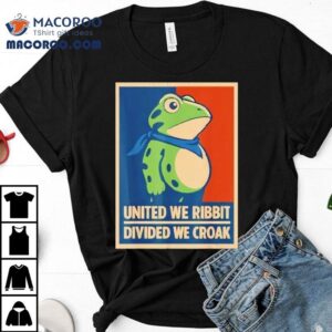 United We Ribbit Divided We Croak Funny Frog Protest Costume Tshirt