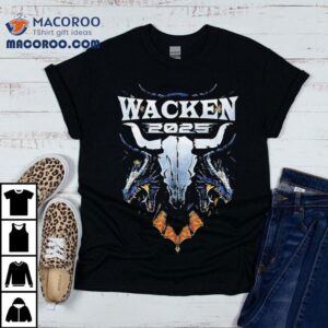 Wacken Open Air Festival From July To August In Schleswig Holstein Germany Dragons Tshirt