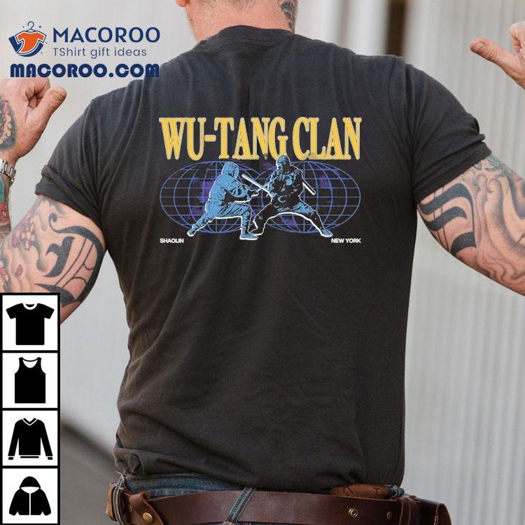 Wu-tang Clan Shaolin New York Ninja Globe Shirt Wu-tang Clan Shaolin New York Ninja Globe Shirt