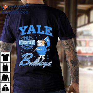 Yale University Made In New Haven Connecticut Handsome Dan Tshirt