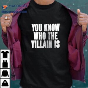 You Know Who The Villain Is Pusha T It S Almot Dry Tour Tshirt