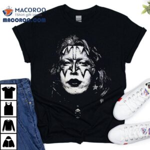 Ace Frehley Space Ace Rock Kiss Big Face Rip Tshirt