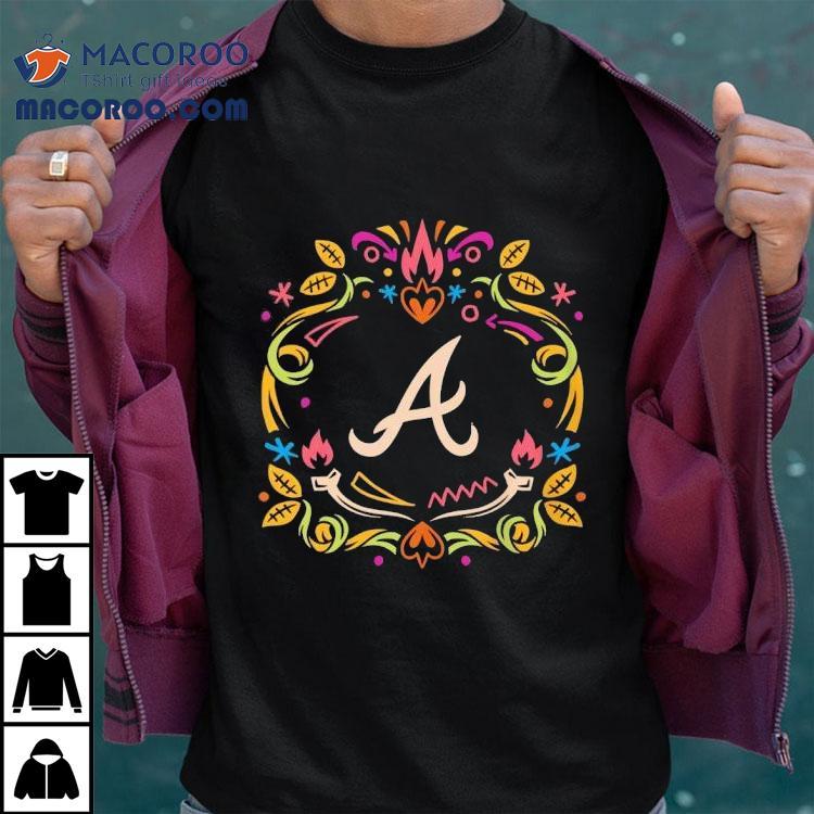 Atlanta Braves Da De Los Muertos Shirt Atlanta Braves Da De Los Muertos Shirt