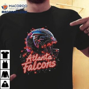 Atlanta Falcons Nfl Halftone Christmas Helmet Series Tshirt