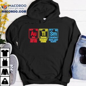 Autism Awareness Puzzle Piece Elements Periodic Autism Tshirt