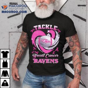 Baltimore Ravens Breast Cancer Awareness Tackle Heart Shirt 3 Baltimore Ravens Breast Cancer Awareness Tackle Hear Tshirt