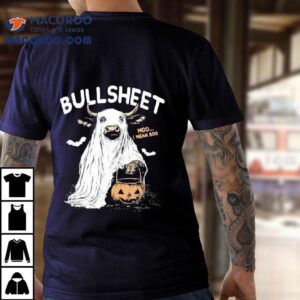 Bullsheet Moo I Mean Boo Halloween Tshirt