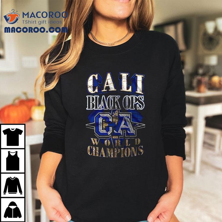Cali Black Ops World Champions Logo Shirt Cali Black Ops World Champions Logo Shirt