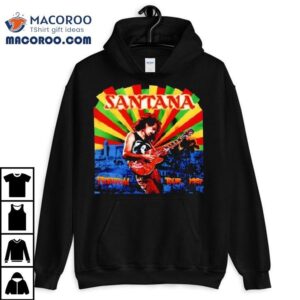 Carlos Santana 1987 Freedom Band Shirt 3 Carlos Santana Freedom Band Tshirt